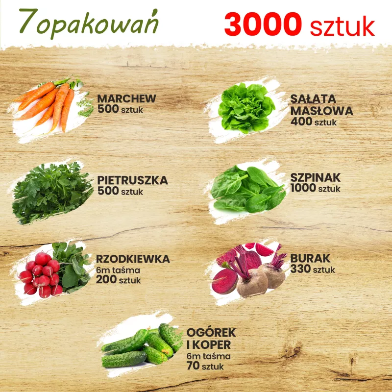 Toraf vasaros skonių sėklų rinkinys – 7 pakeliai