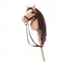 Arklys ant pagaliuko HOPPIHORSE Hobby Horse A4 smėlio spalvos