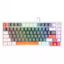 Gaming klaviatūra Savio ASTRAL WHITE JADE 3 COLOURS USB QWERTY US International