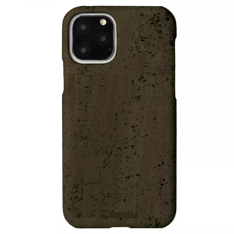 Dėklas Krusell Birka Apple iPhone 11 Pro, tamsiai rudas, odos stiliaus