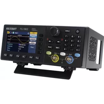 VOLTCRAFT FG-1302 funkcijų generatorius, maitinamas iš tinklo, 1 µHz – 30 MHz, 2 kanalų, savavališkas (VC-13082820)