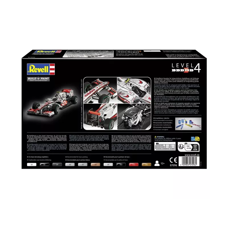 REVELL Plastikinis modelis McLaren Mercedes MP4-25 Lewis Hamilton – 1:24 mastelis