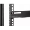Montavimo kronšteinai DeLOCK 19 colių 450x40mm 2 vnt Juodi Metaliniai