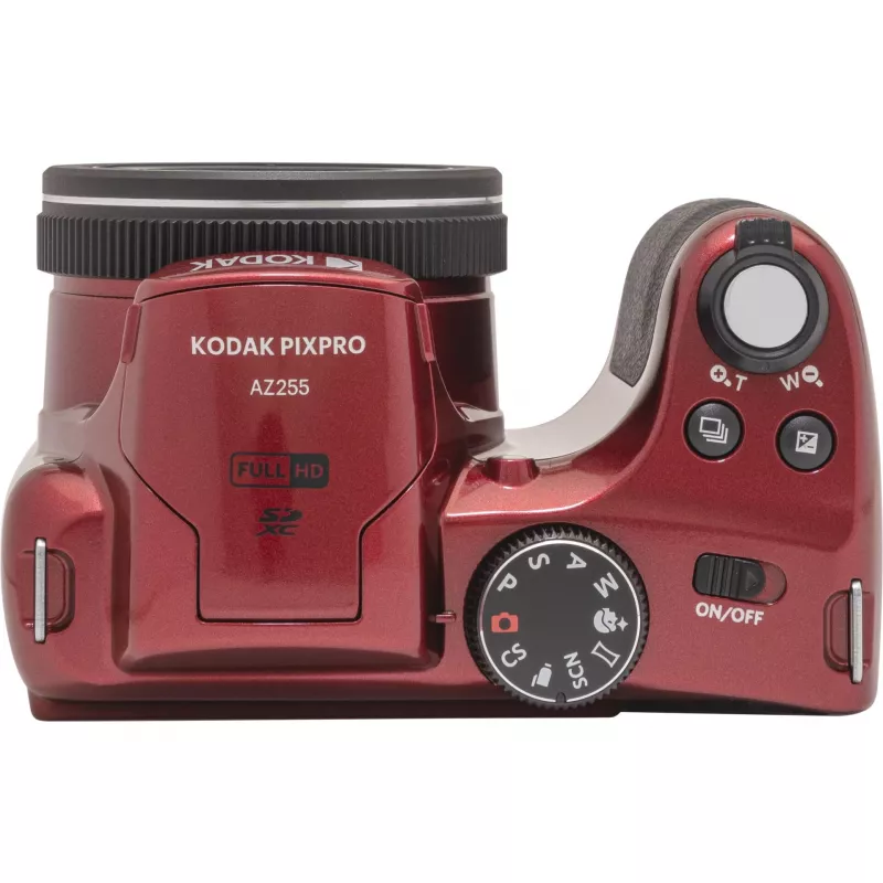 Kodak PIXPRO AZ255 1/2.3 Kompaktiška kamera 16,35 MP BSI CMOS 4608 x 3456 Pikseliai Raudona (AZ255RD)