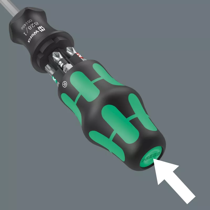 Wera Kraftform Kompakt 27 Set 1 atsuktuvų rinkinys su ergonomiškomis rankenomis ir tiksliomis antgaliais