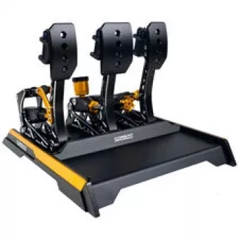 CONSPIT CPP EVO 3 V2 pedalų rinkinys su hidrauliniu stabdžių cilindru ir sankaba – juoda