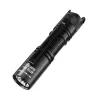Rankinis žibintuvėlis Nitecore MT1A Pro — LED 50 lm, įkraunamas per USB, 1100 mAh, aliuminis, vandeniui atsparus, smūgiams atsparus, juodas