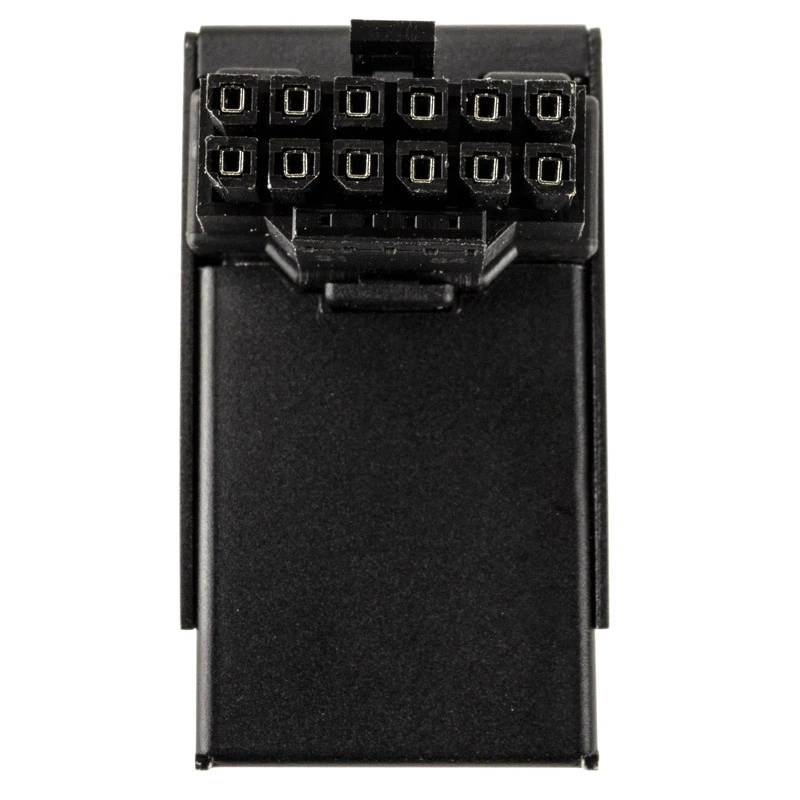 Kolink Core Pro 12V-2x6 90 laipsnių adapteris - Tipas 2, Juodas