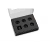 EK Water Blocks EK-Quantum Torque 6 komplektas HDC 12 jungiamosios veržlės juodos 1/4 colio 6 vnt.