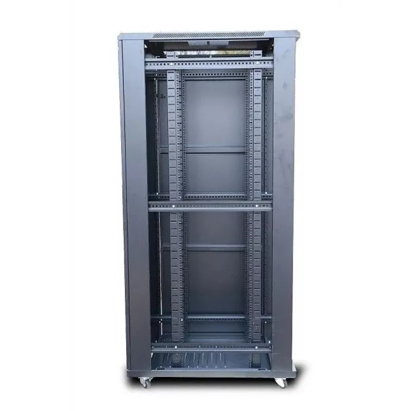Stovimas serverio stovas Extralink 42U 800x800 juodas, 1400 kg talpa
