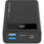 RealPower PB-20k PD juoda – 20000 mAh nešiojamas powerbankas su USB PD