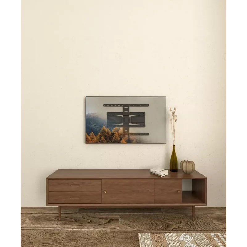 Pilnai reguliuojamas TV laikiklis GEMBIRD WM-90ST-02 43–90 colių ekranams, ištraukiamas, VESA 100x200–600x400, 50 kg