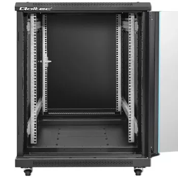 Tinklinis spintos stovas QOLTEC 54518 19 colių 15U – plieninis 19 colių įrangos korpusas