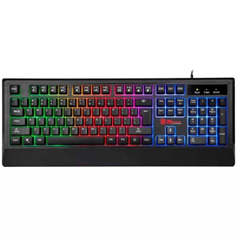 Tt eSPORTS Challenger Combo USB QWERTY vokiškas juodas (CM-CHC-WLXXPL-GR)