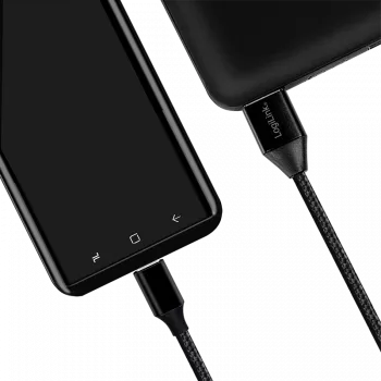 LogiLink USB-C į USB laidas, USB 2.0, 5 V, 3 A, 30 cm, juodas