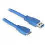 USB laidas DeLOCK 83502 USB 3.2 Gen 1 5 m USB A Micro-USB B mėlynas