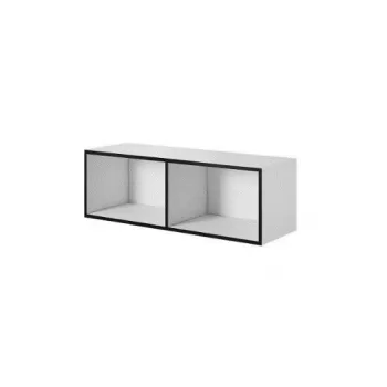 Atvira lentyna Cama Meble ROCO RO2 1120×370×370 mm balta/juoda, pastatoma ant grindų