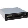 Inter-Tech Nitrox Multi Card Reader CI-02 - kortelių skaitytuvas - 8,9 cm (3,5 inch) (CF I, CF II, MS, MS PRO, Microdrive, MMC, SD, MS Duo, xD, MS PRO Duo, TransFlash, microSD, SDHC, MS Micro)