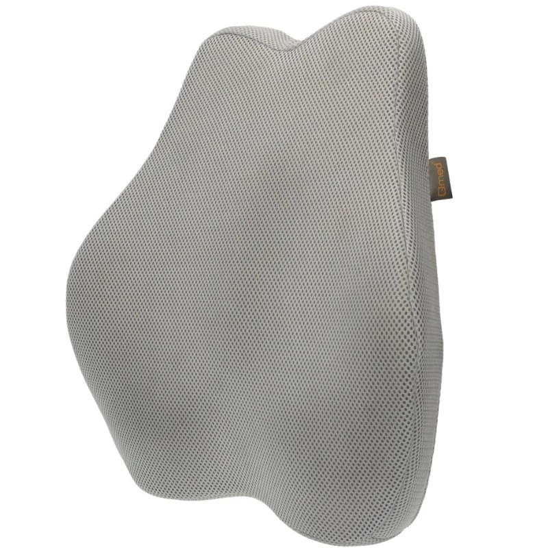 Juosmeninė atraminė pagalvėlė MDH DRQE3S0BBXUXP – atminties putos, ergonomiška, 450×410×105 mm, pilka, su maišeliu