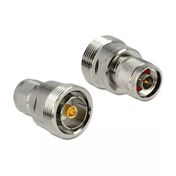 Koaksialinis adapteris DELOCK 88841 — vyriškas 7/16 į vyrišką 7/16, 29×42,2×29 mm, 1 vnt.