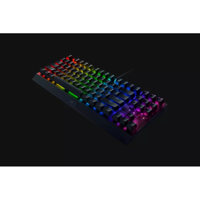 Mechaninė žaidimų klaviatūra Razer BlackWidow V3 Tenkeyless – laidinė, RGB LED apšvietimas