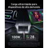 GeNPrime 200W GaN 4xUSB-C 2xUSB-A juodas įkroviklis
