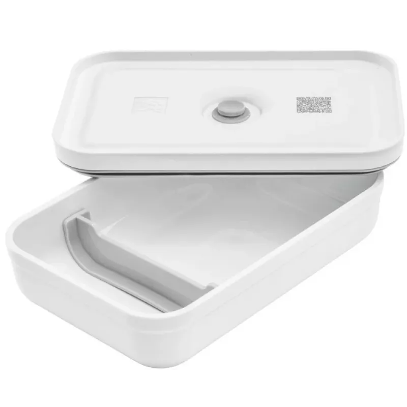 Pietų dėžutė ZWILLING FRESH & SAVE 1 L, plastikas su silikoniniu tarpikliu, pilka/balta