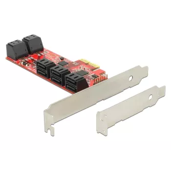 DeLOCK 89384 PCIe SATA sąsajos plokštė su 10 vidinių prievadų