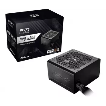 ASRock PRO-650B 650W 80 PLUS Bronze maitinimo blokas