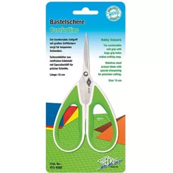 Žirklės WEDO 975 4060 tiesaus pjūvio Žalia Balta 215mm