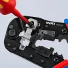 Knipex 97 51 13 kabelių užspaudimo įrankis Juoda, Mėlyna, Raudona