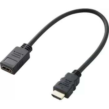 SpeaKa Professional SP-7870100 HDMI laidas 0,3 m HDMI A tipo (standartinis) juodas