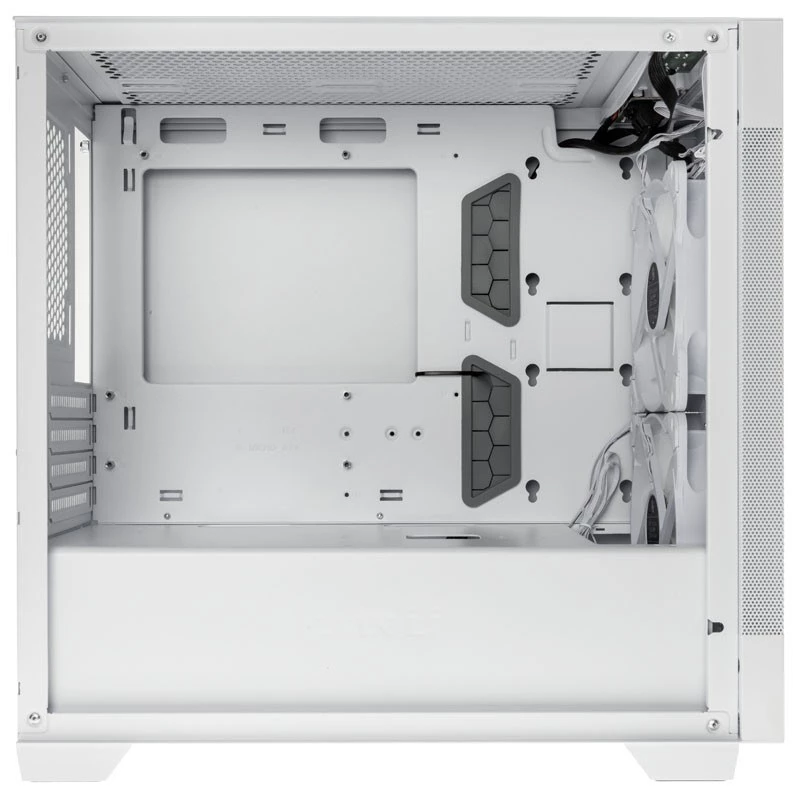 PC korpusas Lian Li LANCOOL 205 Mesh C Midi Tower baltas