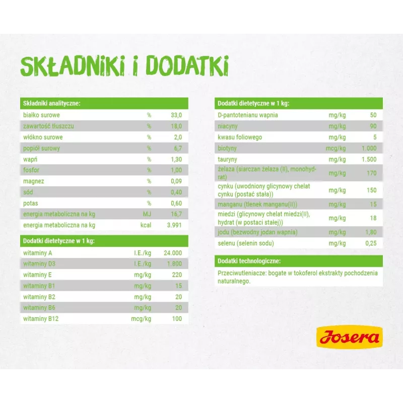 Josera SensiCat sausas ėdalas katėms 2 kg Suaugusiems Kepenis