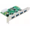 Vidinė USB 3.2 Gen 1 adapterio kortelė DeLOCK 89363