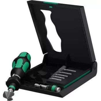 Wera įgilintojo grąžto rinkinys 5 vnt. 6,3 mm, 8,3 mm, 10,4 mm, 12,4 mm, 16,5 mm, 20,5 mm HSS 05104650001 1/4 (6,3 mm) 1 rinkinys (05104650001)