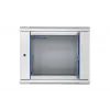 Sieninis tinklo spintos korpusas Extralink 9U 600x450 Pilka