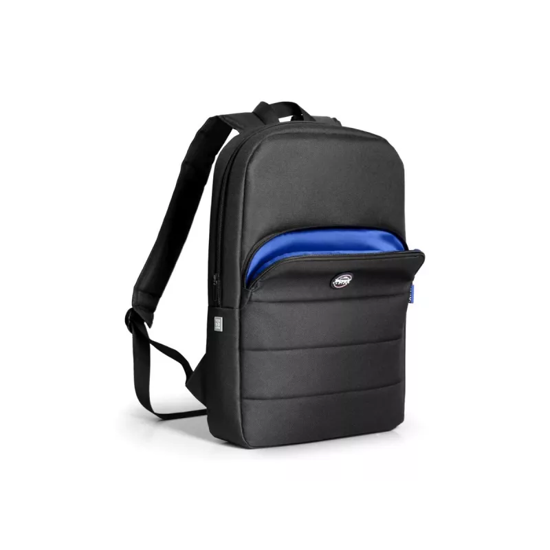 Kuprinė Backpack Port Designs ECO PORTLAND II, skirta 40,6 cm (16 colių) nešiojamiesiems kompiuteriams, vienspalvė juoda, 1 priekinė kišenė, 360 g