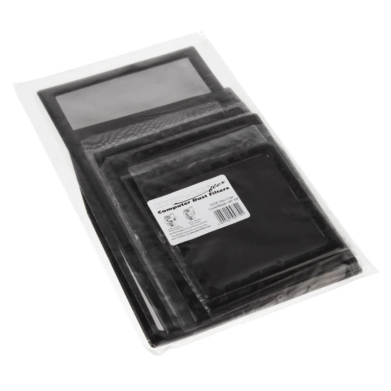 Demciflex dulkių filtrų rinkinys, skirtas Cooler Master HAF XM - juoda/juoda