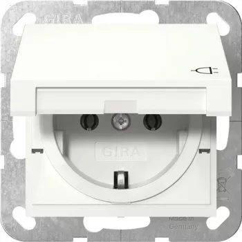 Gira 445427 Baltas