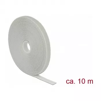 DeLOCK lipnusis dirželis Pilka 13 mm 10 m 1 vnt