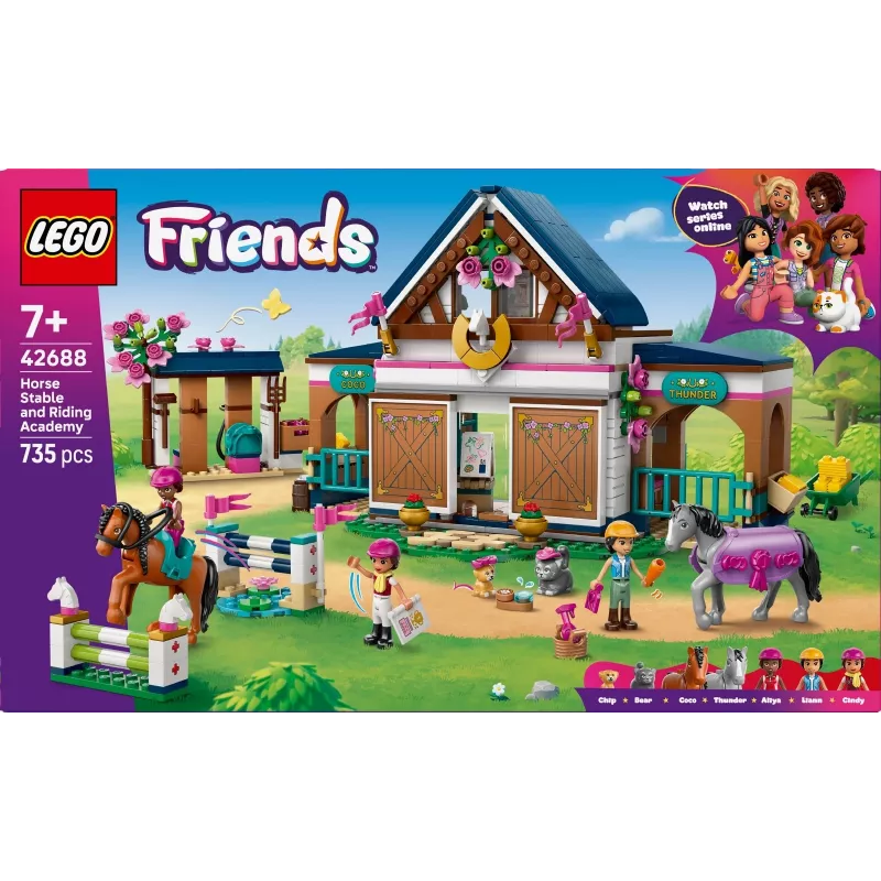 LEGO Friends 42688 Žirgų arklidės ir jojimo akademija