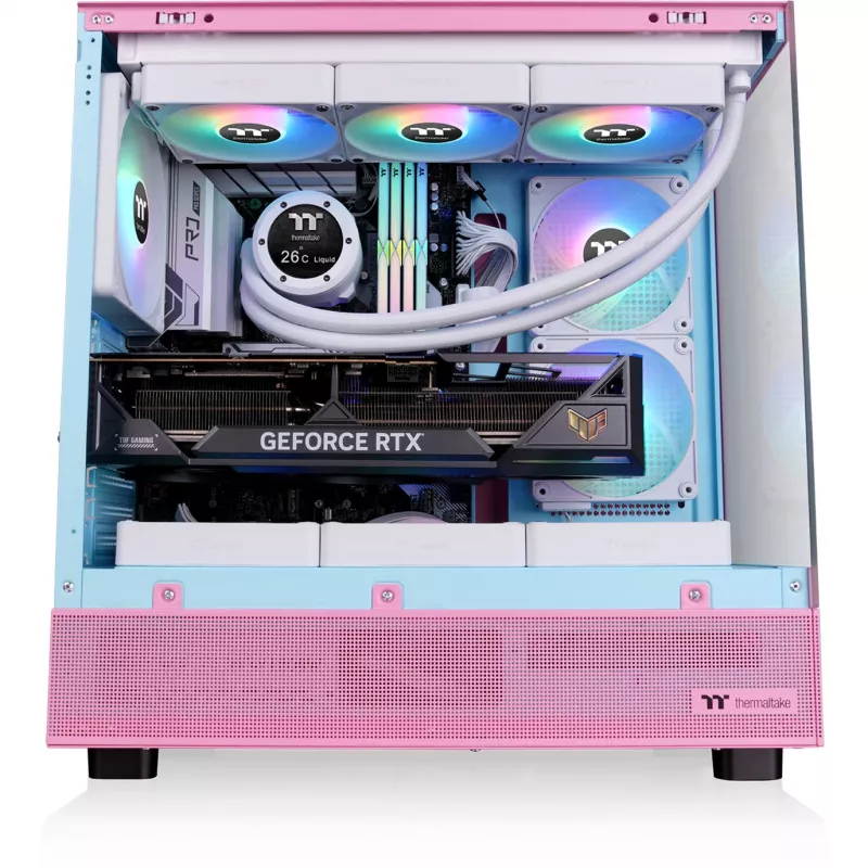 Thermaltake View 270 Plus TG ARGB Bubble Pink - korpusas - ATX - Midi/Mini Tower - ATX