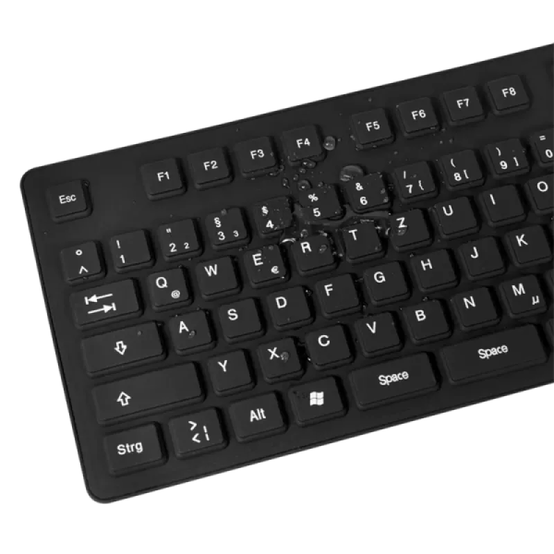 LogiLink ID0019A Universal USB klaviatūra QWERTZ vokiška juoda