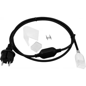EUROLITE LED Neon Flex 230V Slim Cable with Plug 50499815 – lanksti LED neon juosta su kištuku