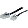 Telefono laidas Tecline 74315 15 m Juoda