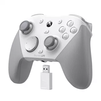 Žaidimų pultas GameSir G7 PRO Mech White – belaidis / laidinis, ergonomiškas dizainas