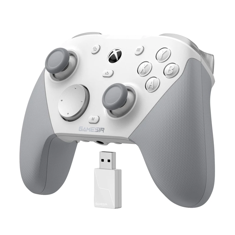 Žaidimų pultas GameSir G7 PRO Mech White – belaidis / laidinis, ergonomiškas dizainas