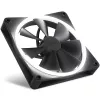 Korpuso ventiliatorius NZXT F140 RGB 14 cm juodas, 500–1800 RPM, Fluid Dynamic Bearing, 4-pin, 18 LED