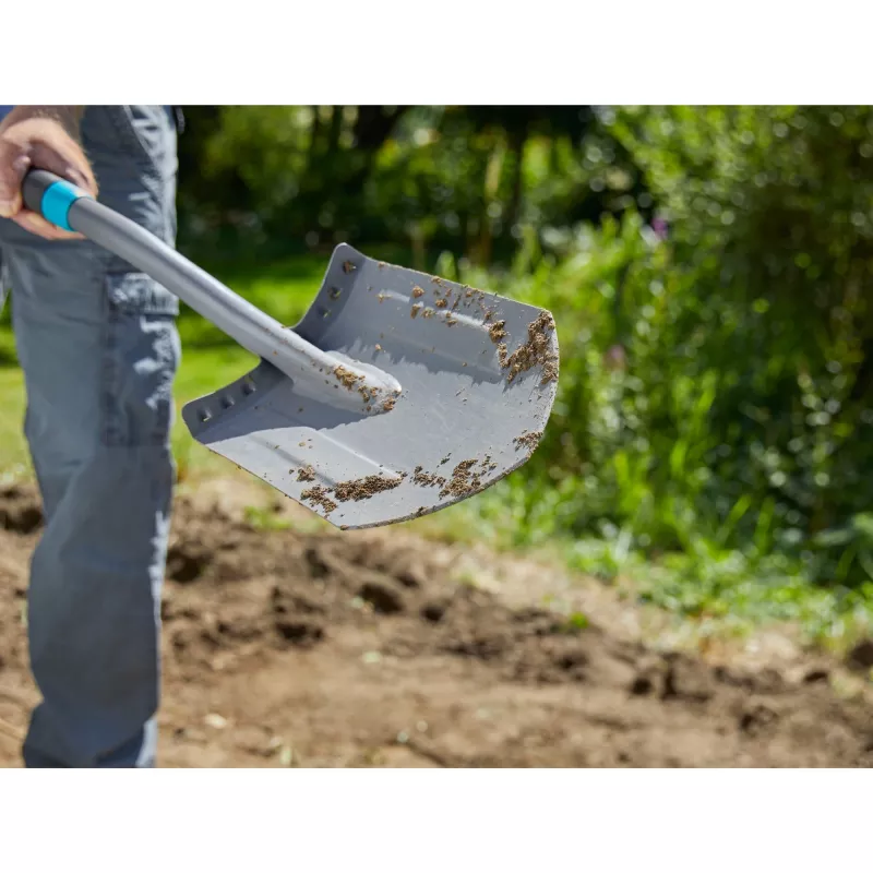 Gardena 17012-20 – Drenažinis semtuvas – Plieninis – Juodas – D formos – Vienspalvis